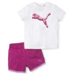 Puma Minicats Alpha Short Set Βρεφικό Σετ Κορίτσι 847321-02