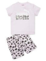 Puma Essentials Mates Βρεφικό Σετ Κοντομάνικο Κορίτσι 674234-62