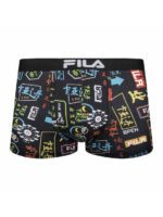 Fila Ανδρικό Μποξεράκι Μαύρο με Σχέδια