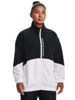 Under Armour Woven Fz Oversized Jacket Γυναικείο Αθλητικό Μπουφάν Αντιανεμικό 1369890-001 - Image 2