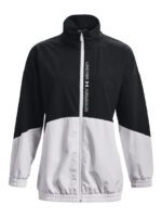 Under Armour Woven Fz Oversized Jacket Γυναικείο Αθλητικό Μπουφάν Αντιανεμικό 1369890-001