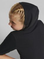 Puma Ess Logo Full Zip Hoodie Παιδική Ζακέτα Φούτερ με Κουκούλα 672113-01 - Image 4