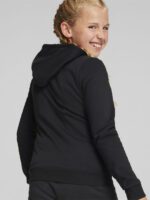Puma Ess Logo Full Zip Hoodie Παιδική Ζακέτα Φούτερ με Κουκούλα 672113-01 - Image 2