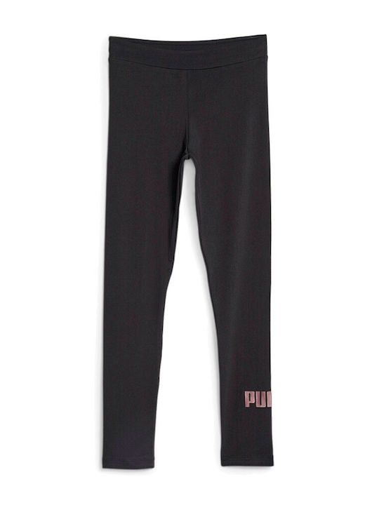 fixedratio_20230831163856_puma_paidiko_kolan_makry_mayro_846960_56 Puma Ess+ Logo Leggings Παιδικό Κολάν Κορίτσι 846960-56 - Image 1