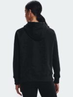 Under Armour Rival Fleece Logo Γυναικείο Φούτερ Κουκούλα 1356318-001 - Image 3