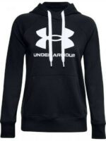 Under Armour Rival Fleece Logo Γυναικείο Φούτερ Κουκούλα 1356318-001
