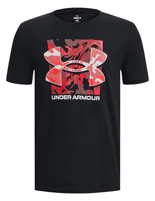 Under Armour Box Logo Camo SS Παιδικό Κοντομάνικο Αγόρι 1377317-001