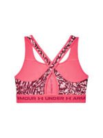 Under Armour Crossback Mid Print Bra Γυναικείο Αθλητικό Μπουστάκι 1361042-975 - Image 4
