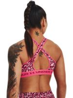 Under Armour Crossback Mid Print Bra Γυναικείο Αθλητικό Μπουστάκι 1361042-975 - Image 2