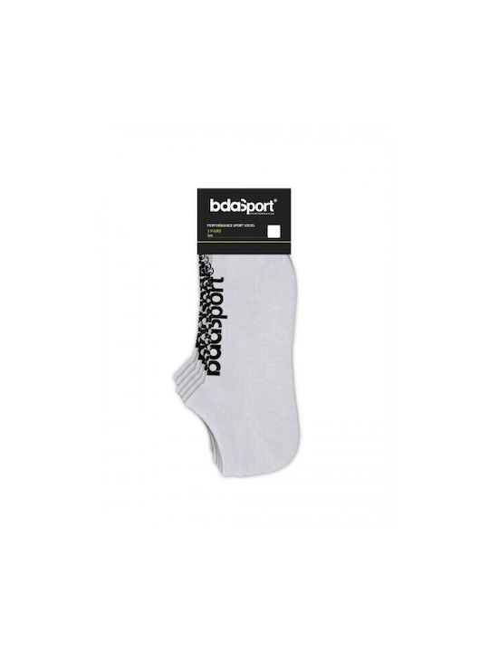 fixedratio_20230428115456_body_action_095302_02_wiite_athlitikes_kaltses Body Action 3pack No Show Socks Κάλτσες 095302-02 - Image 1