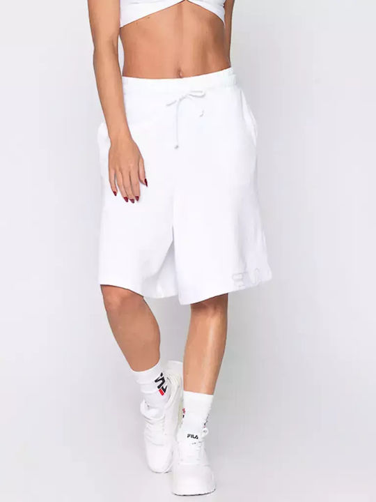 fixedratio_20230425122727_fila_cynthia_gynaikeia_athlitiki_vermouda_se_leyko_chroma_apchws23009_100 Fila Cynthia Shorts Γυναικεία Βερμούδα APCHWS23009-100 - Image 1