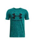 Under Armour Sportstyle Logo Aop Ss Παιδικό Κοντομάνικο Αγόρι 1376733-449