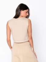 Fila Crop Top Gladys Γυναικείo Αμάνικo T-Shirt APCHWS23032-115 - Image 2