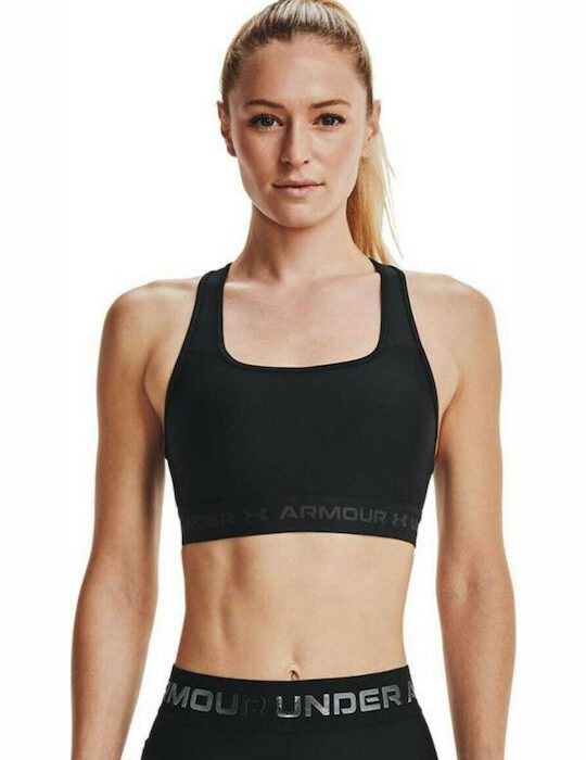Under Armour Crossback Mid Bra Γυναικείο Αθλητικό Μπουστάκι 1361034-001