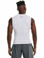 Under Armour Hg Armour Comp Sl Tee Ανδρικό Αμάνικο Ισοθερμικό 1361522-100 - Image 2