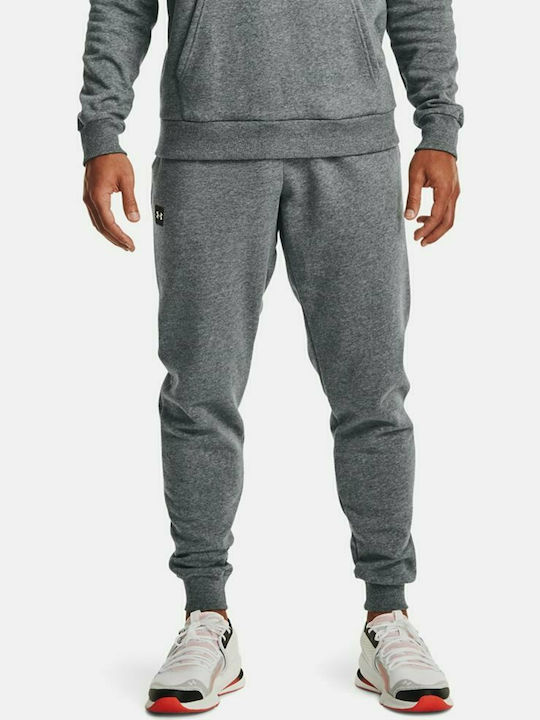 Under Armour Rival Fleece Joggers Ανδρικό Παντελόνι Φόρμας 1357128-012 - Image 4