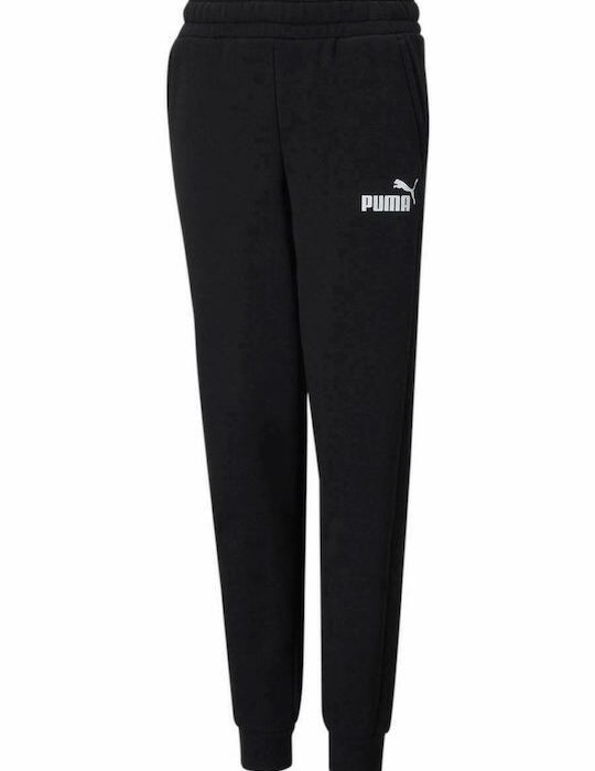 Puma Ess Logo Pants FL Cl Παιδικό Παντελόνι Φόρμας Αγόρι 586973-01