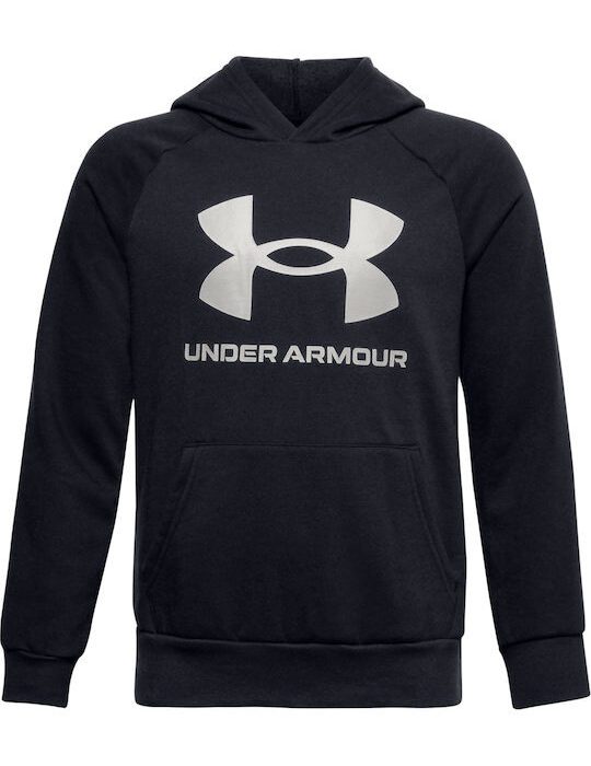 Under Armour Garcons Chicos Fleece Παιδικό Φούτερ με Κουκούλα και Τσέπες 1357585-001