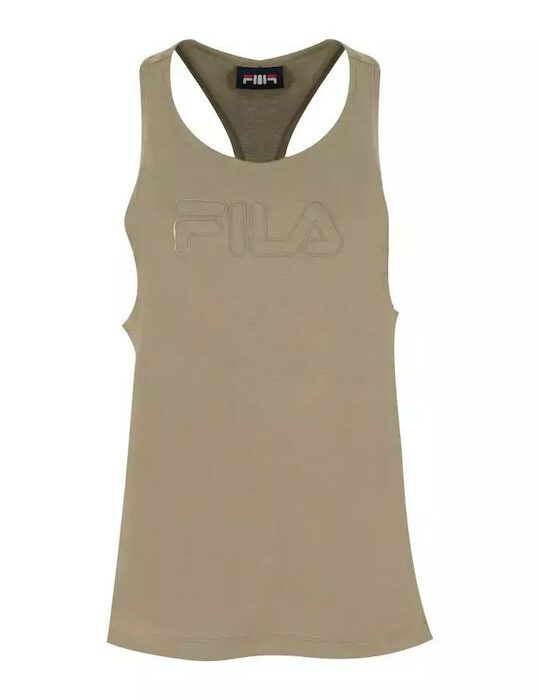 Fila Quill Loose Fit Tank Vetiver Γυναικείο Αμάνικο T-Shirt SS22SPW053-310