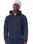 Body Action Fleece Full Zip Hoodie Ανδρική Ζακέτα με Κουκούλα 073215-04-Navy
