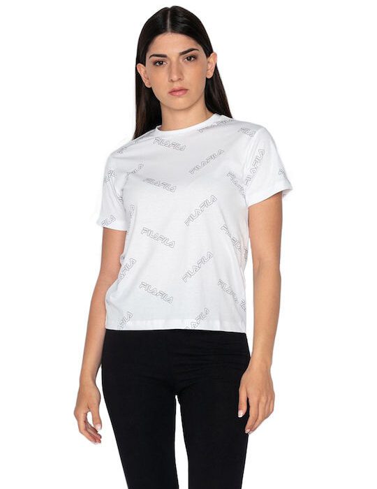 Fila Rozalina Aop Tee Γυναικεία Κοντομάνικη Μπλούζα 688794-M67