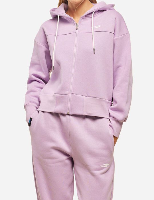 Blue Hunter Minimal FZ Hoodie Crop Γυναικεία Ζακέτα Crop 231120901-15