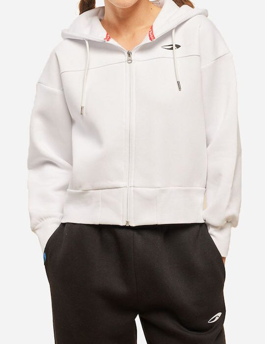 Blue Hunter Minimal FZ Hoodie Crop Γυναικεία Ζακέτα Crop 231120901-02