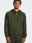 Under Armour Rival Fleece Hoodie Ανδρικό Φούτερ Κουκούλα 1379757-390