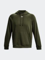 Under Armour Rival Fleece Hoodie Ανδρικό Φούτερ Κουκούλα 1379757-390 - Image 4