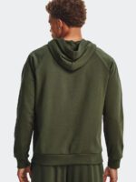 Under Armour Rival Fleece Hoodie Ανδρικό Φούτερ Κουκούλα 1379757-390 - Image 5