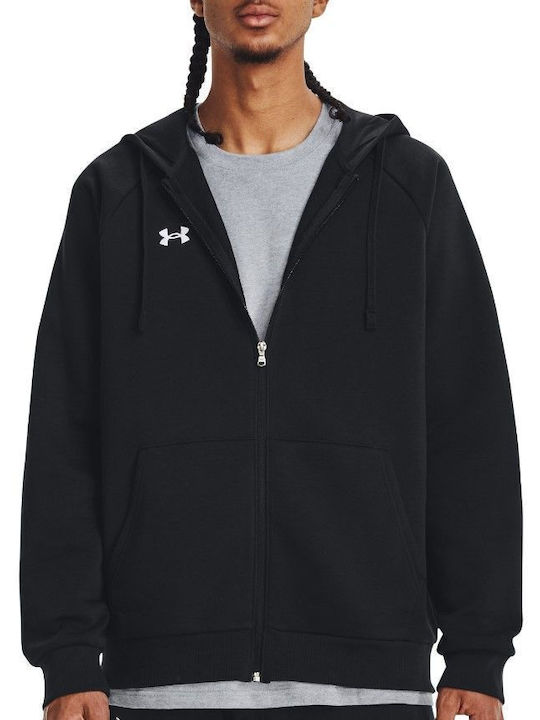 fixedratio_20230904114339_under_armour_andriki_fouter_zaketa_me_koukoula_mayri_1379767_001 Under Armour Rival Fleece FZ Hoodie Ανδρική Ζακέτα Κουκούλα 1379767-001 - Image 1