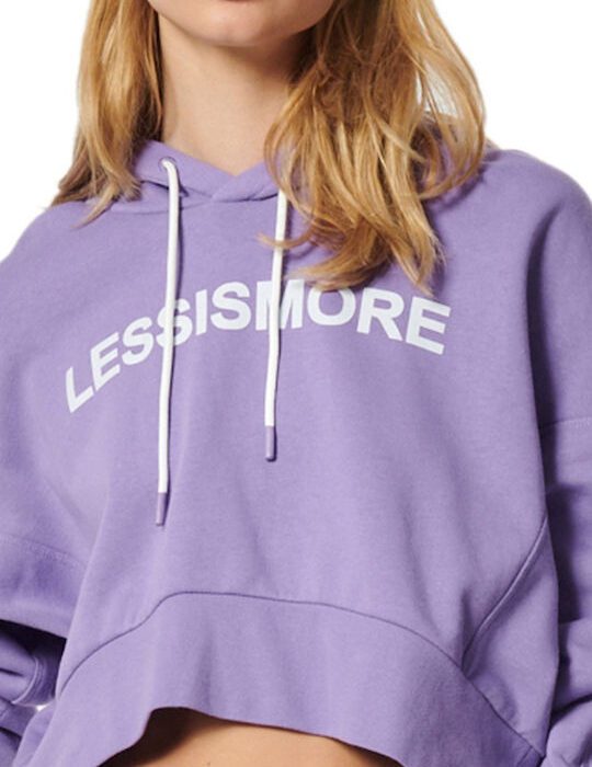 Body Action Oversized Cropped Hoodie Γυναικείο Φούτερ 061329-13C
