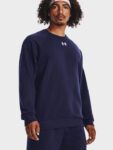 Under Armour Rival Fleece Crew Ανδρικό Φούτερ Λαιμόκοψο 1379755-410