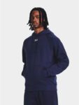 Under Armour Rival Fleece Hoodie Ανδρικό Φούτερ Κουκούλα 1379757-410