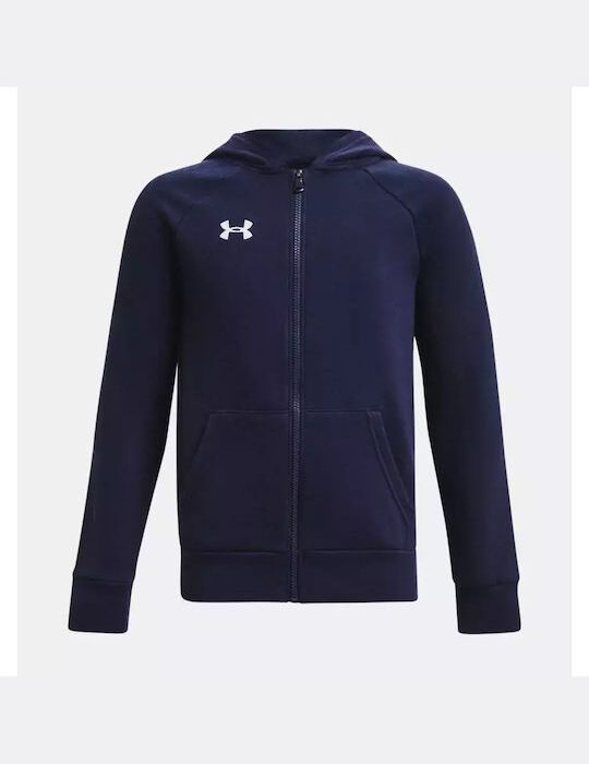 Under Armour Rival Fleece FZ Hoodie Παιδική Ζακέτα Αγόρι 1379794-410
