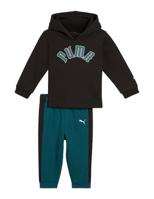 Puma Minicats Play Paris Hoodie Jogger INF Βρεφικό Σετ Αγόρι 628016-01