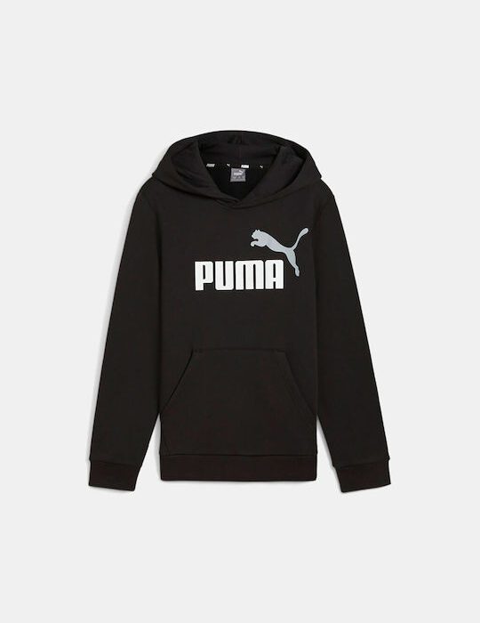 Puma Ess+ 2 Col Big Logo Hoodie FL Παιδικό Φούτερ Κουκούλα Αγόρι 586987-60