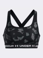 Under Armour Crossback Mid Print Γυναικείο Μπουστάκι 1361042-009 - Image 5