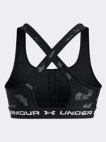 Under Armour Crossback Mid Print Γυναικείο Μπουστάκι 1361042-009 - Image 4