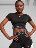 Puma Strong Baby Tee Short Γυναικείο Κοντομάνικο 525878-01 - Image 5