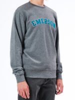 Emerson Logo CrewNeck Ανδρικό Φούτερ Λαιμόκοψο 212.EM20.19-Grey - Image 5