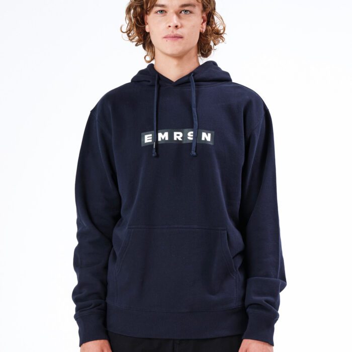Emerson EMRSN Hooded Sweat Ανδρικό Φούτερ Κουκούλα 212.EM20.017-Navy