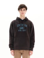 Emerson Hooded Sweat Ανδρικό Φούτερ Κουκούλα 222.EM20.13-Off Black