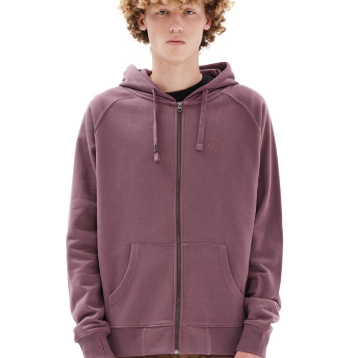 Emerson Full-Zip Hoodie Ανδρική Ζακέτα Κουκούλα 232.EM21.34-Violet
