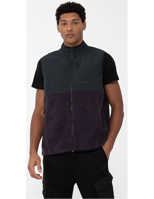 4F Fleece Vest M Ανδρικό Αμάνικο Μπουφάν 4FAW23TVESM071-60S
