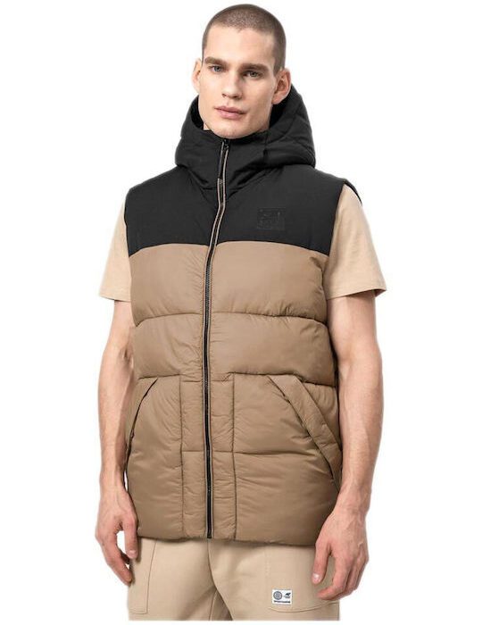 4F Puffer Αμάνικο Ανδρικό Μπουφάν H4Z22KUMP002-74S