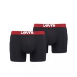 Levis Solid Boxer Brief Cotton 2 Pairs Ανδρικά Μποξεράκια 905001001-200