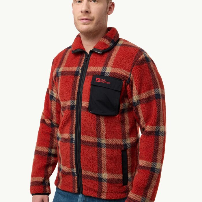 Jack Wolfskin Felslicht Check Jacket Ανδρικό Τζάκετ A60058-J0126