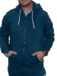 Body Action Ανδρική Φούτερ Ζακέτα με Κουκούλα και Τσέπες 073324-04