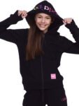 Body Action Basic Zip Hoodie Παιδική Φούτερ Ζακέτα Κορίτσι 072101-01
